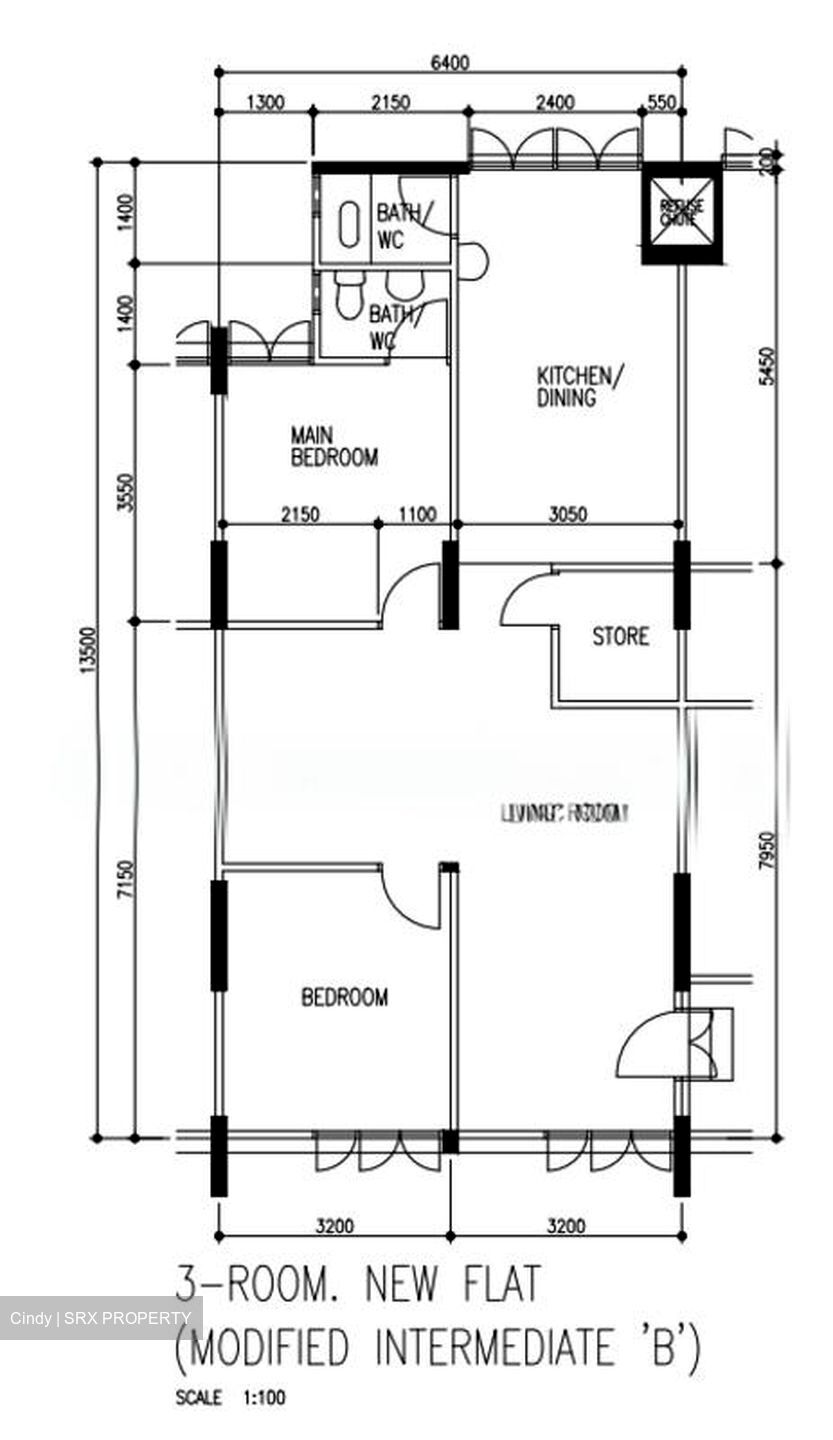 Blk 377 Clementi Avenue 5 (Clementi), HDB 3 Rooms #566489621